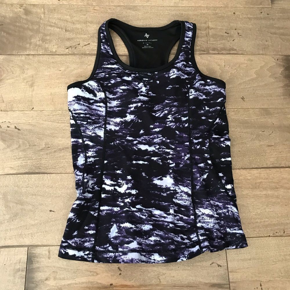 Adrienne vittadini Quick Dry Workout Tank Top M